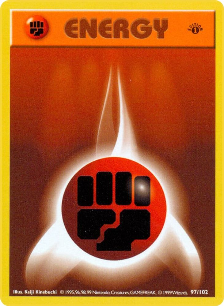 Fighting Energy 097/102 [Base Set Shadowless]  - Unlimited