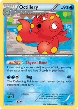 Octillery 033/162 [XY  BREAKthrough]  - Reverse Holofoil