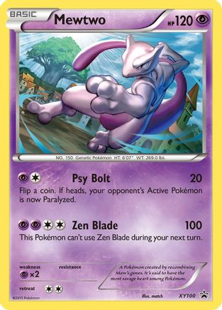 Mewtwo XY100 [XY Promos]  - Holofoil