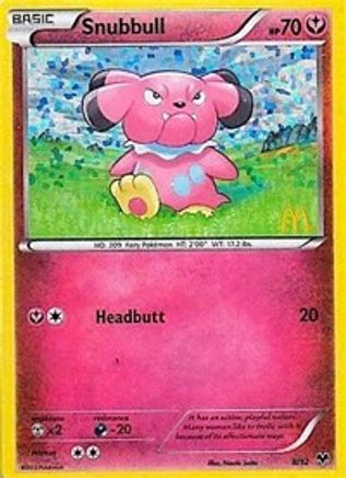 Snubbull 008/12 [McDonalds Promos 2014]  - Holofoil