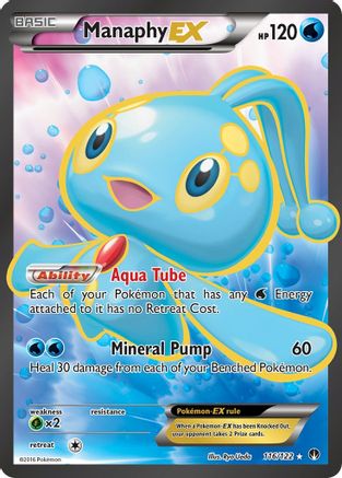 Manaphy EX (Full Art) 116/122 [XY  BREAKpoint]  - Holofoil