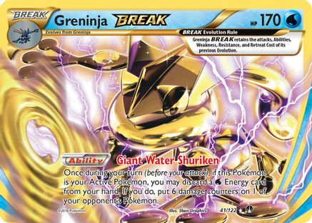 Greninja BREAK 041/122 [XY  BREAKpoint]  - Holofoil