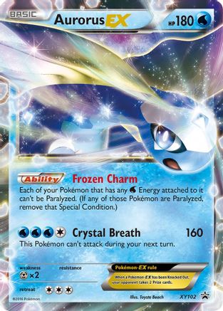 Aurorus EX XY102 [XY Promos]  - Holofoil