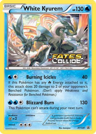 White Kyurem (Prerelease) XY128 [XY Promos]  - Holofoil