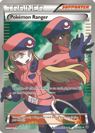 Pokemon Ranger (Full Art) 113/114 [XY  Steam Siege]  - Holofoil