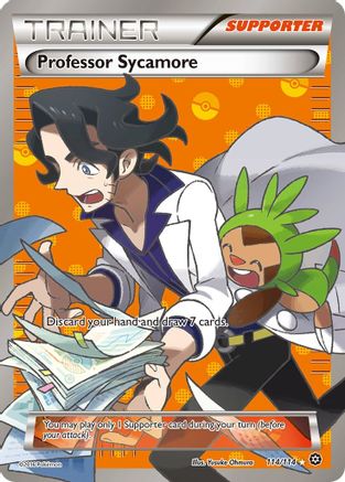 Professor Sycamore 114/114 [XY  Steam Siege]  - Holofoil
