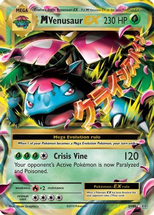 M Venusaur EX 002/108 [XY  Evolutions]  - Holofoil