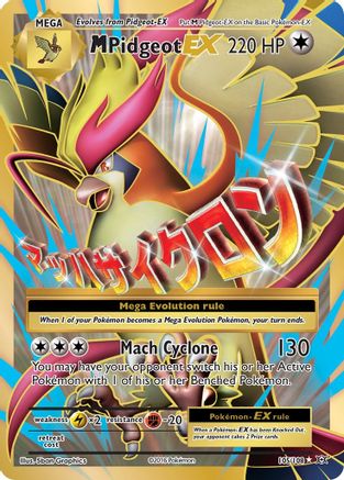 M Pidgeot EX (Full Art) 105/108 [XY  Evolutions]  - Holofoil