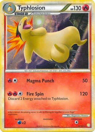Typhlosion 032/123 [Deck Exclusives]  - Holofoil