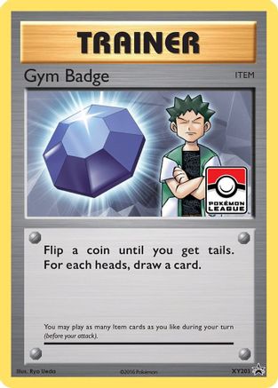 Gym Badge (Brock) XY203 [XY Promos]  - Holofoil