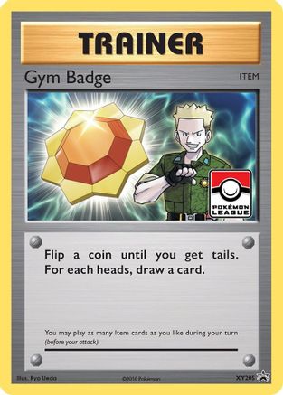 Gym Badge (Lt. Surge) XY205 [XY Promos]  - Holofoil