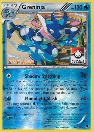 Greninja 040/122 [League & Championship Cards]  - Reverse Holofoil