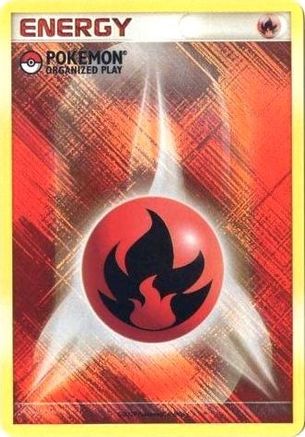Fire Energy (2009 Unnumbered POP Promo) [League & Championship Cards]  - Holofoil