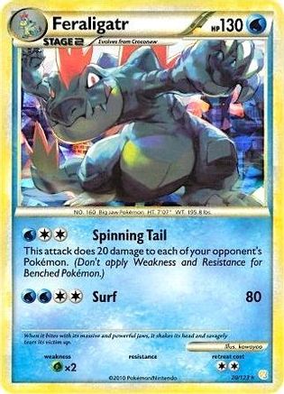Feraligatr 020/123 [Deck Exclusives]  - Holofoil