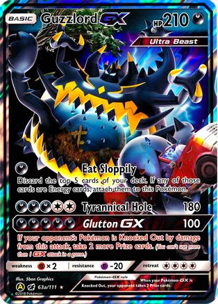 Guzzlord GX 63a/111 [Alternate Art Promos]  - Holofoil
