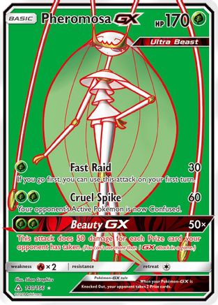 Pheromosa GX (Full Art) 140 [SM  Ultra Prism]  - Holofoil