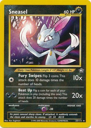 Sneasel 025/111 [Neo Genesis]  - Unlimited