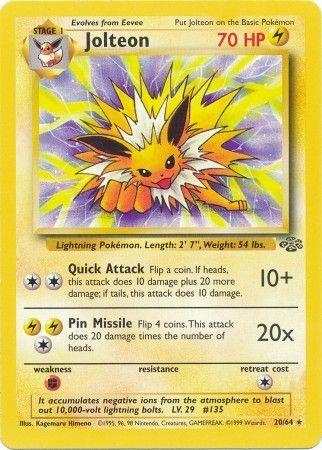 Jolteon (20) 020/64 [Jungle]  - Unlimited