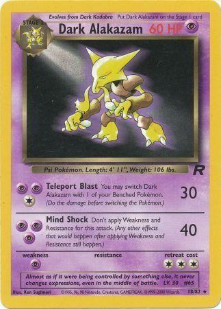 Dark Alakazam (18) 018/82 [Team Rocket]  - Unlimited