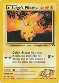 Lt. Surge's Pikachu 084/132 [Gym Challenge]  - Unlimited