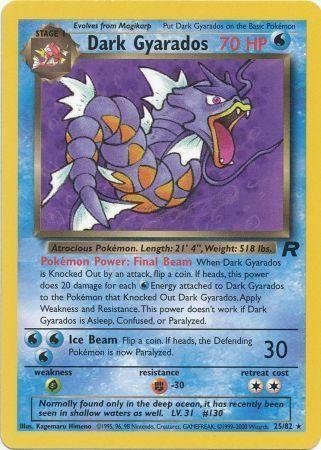 Dark Gyarados (25) 025/82 [Team Rocket]  - Unlimited