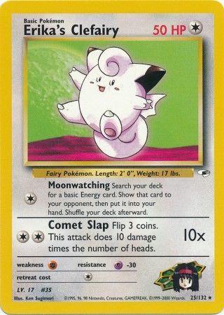Erika's Clefairy 025/132 [Gym Heroes]  - Unlimited