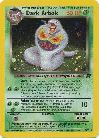Dark Arbok (2) 002/82 [Team Rocket]  - Unlimited Holofoil