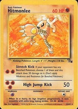 Hitmonlee (22) 022/62 [Fossil]  - Unlimited