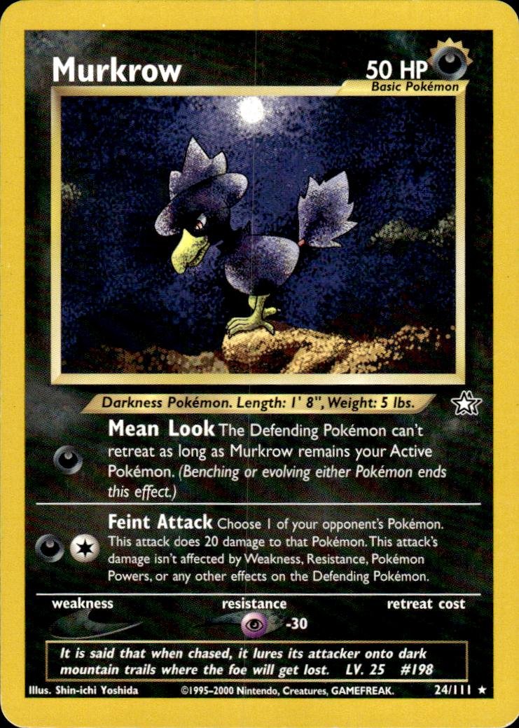 Murkrow 024/111 [Neo Genesis]  - Unlimited