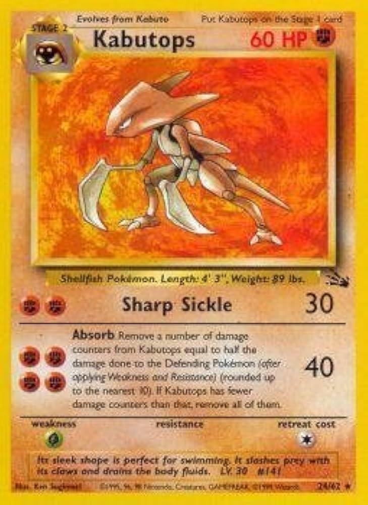 Kabutops (24) 024/62 [Fossil]  - Unlimited