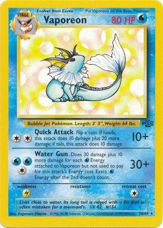 Vaporeon (28) 028/64 [Jungle]  - Unlimited