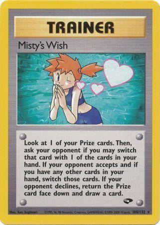 Misty's Wish 108/132 [Gym Challenge]  - Unlimited
