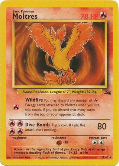 Moltres (27) 027/62 [Fossil]  - Unlimited