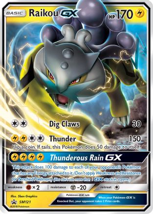 Raikou GX SM121 [SM Promos]  - Holofoil