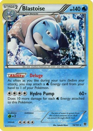 Blastoise 016/101 [Blister Exclusives]  - Holofoil