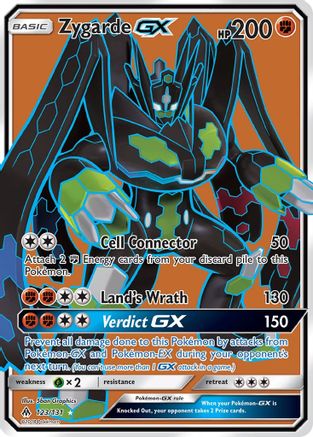 Zygarde GX (Full Art) 123 [SM  Forbidden Light]  - Holofoil