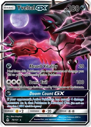 Yveltal GX 079/131 [SM  Forbidden Light]  - Holofoil