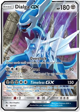 Dialga GX 082/131 [SM  Forbidden Light]  - Holofoil