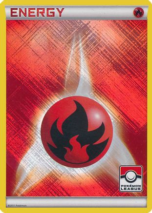 Fire Energy (2011 Pokemon League) [League & Championship Cards]  - Holofoil