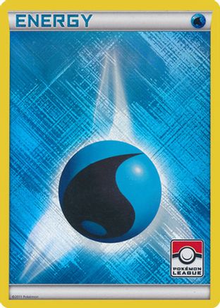 Water Energy (2011 Pokemon League Promo) [League & Championship Cards]  - Holofoil