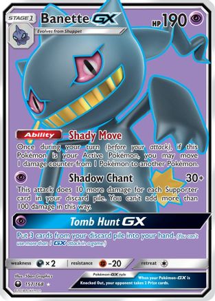Banette GX (Full Art) 157 [SM  Celestial Storm]  - Holofoil