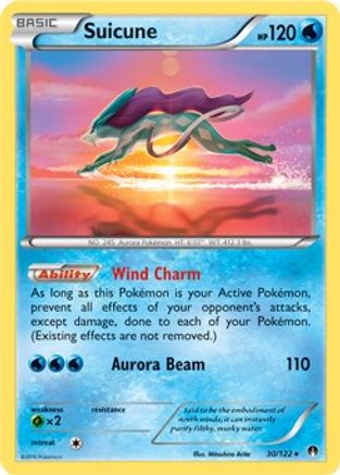 Suicune 030/122 [Blister Exclusives]  - Holofoil