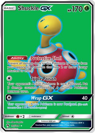 Shuckle GX (Full Art) 195 [SM  Lost Thunder]  - Holofoil