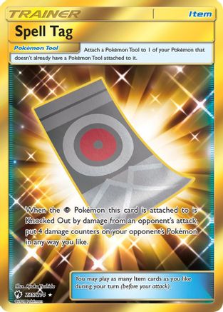Spell Tag (Secret) 235 [SM  Lost Thunder]  - Holofoil