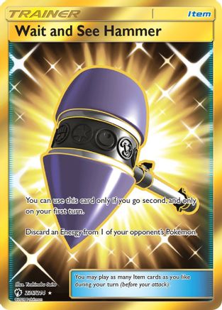 Wait and See Hammer (Secret) 236 [SM  Lost Thunder]  - Holofoil