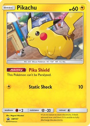 Pikachu SM157 [SM Promos]  - Holofoil