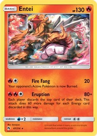 Entei 047/214 [Deck Exclusives]  - Holofoil