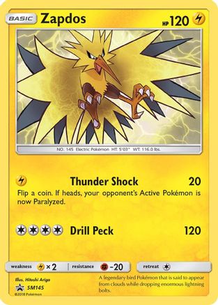 Zapdos SM145 [SM Promos]  - Holofoil