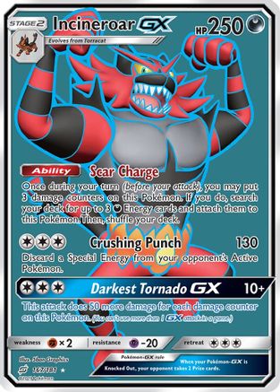 Incineroar GX (Full Art) 167 [SM  Team Up]  - Holofoil