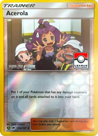 Acerola 112a/147 [League & Championship Cards]  - Reverse Holofoil